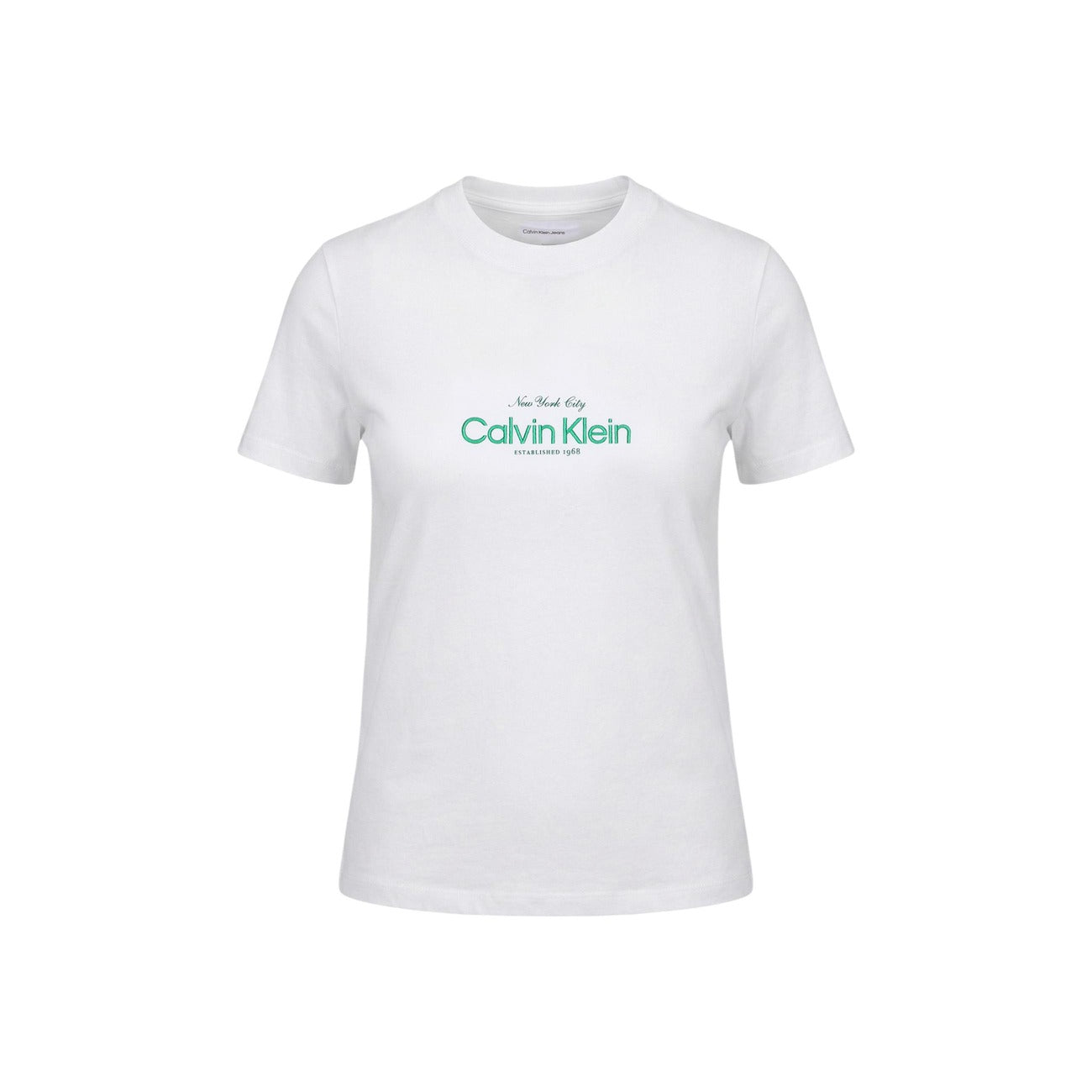 Calvin Klein Jeans T-shirt Dames Wit