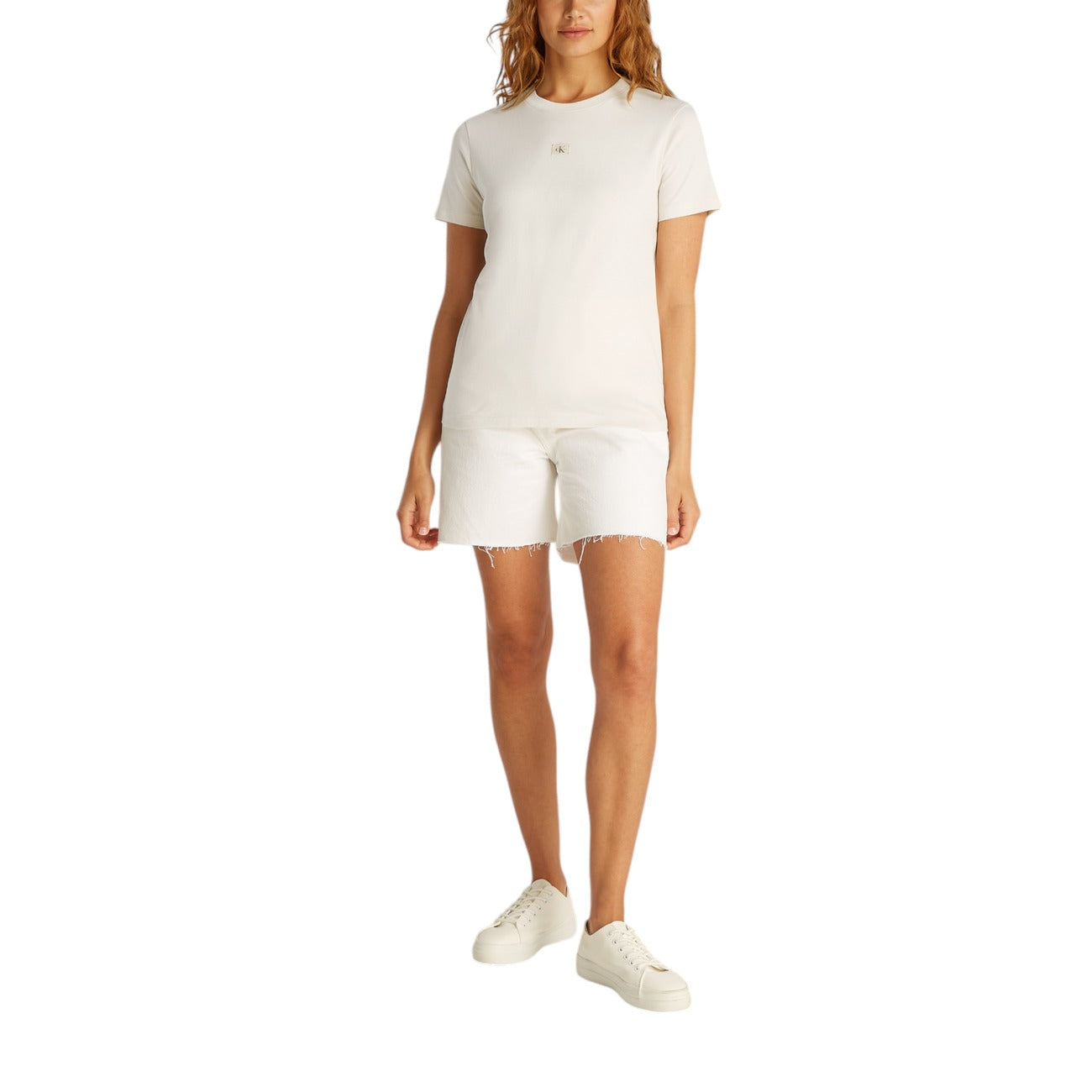 Calvin Klein Jeans T-shirt Dames Beige