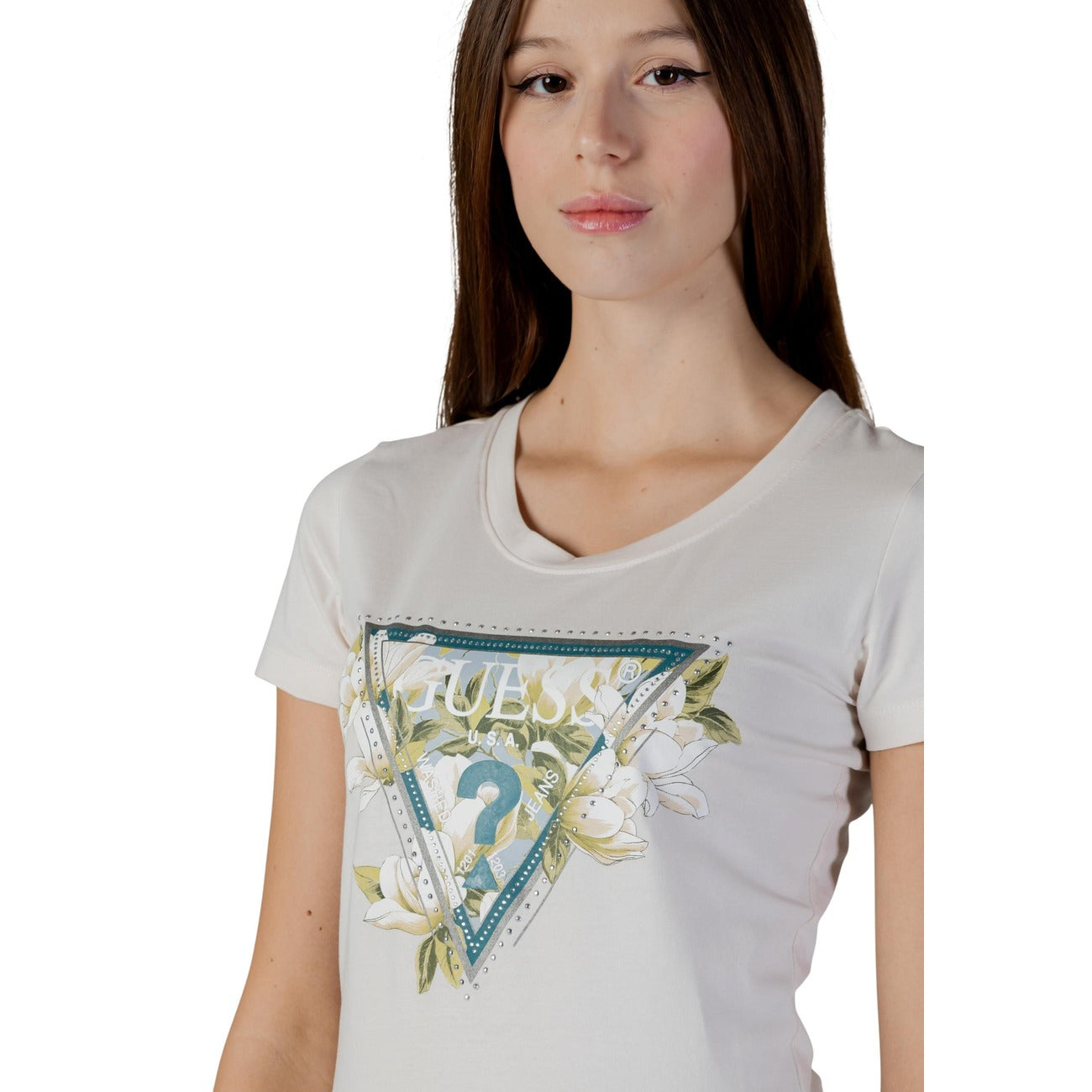 Guess T-shirt Dames Beige