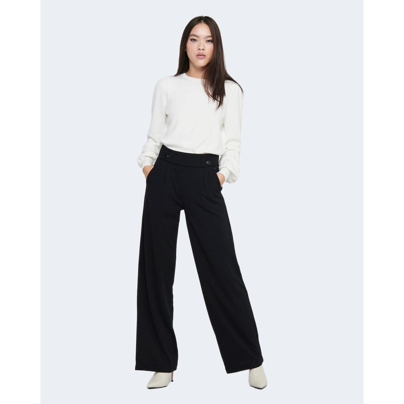Jacqueline De Yong Broek Dames Zwart