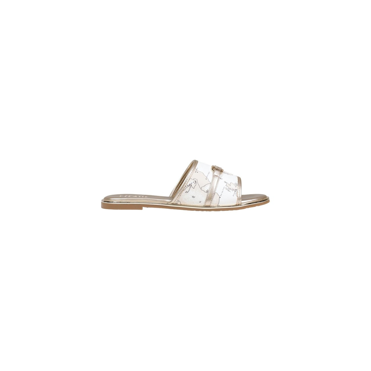 Alviero Martini Prima Classe Slippers Dames Beige Print
