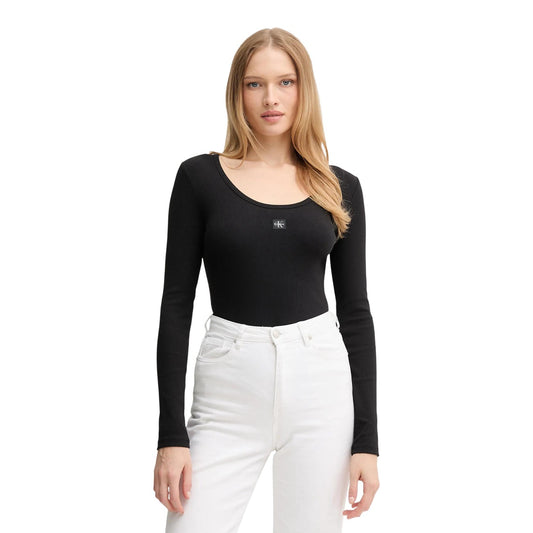 Calvin Klein Jeans T-shirt Dames Zwart