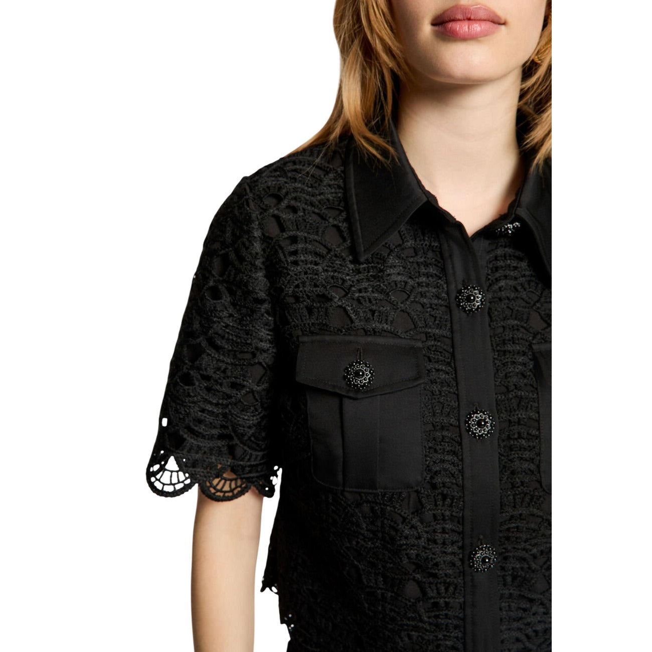 Morgan De Toi Blouse Dames Zwart
