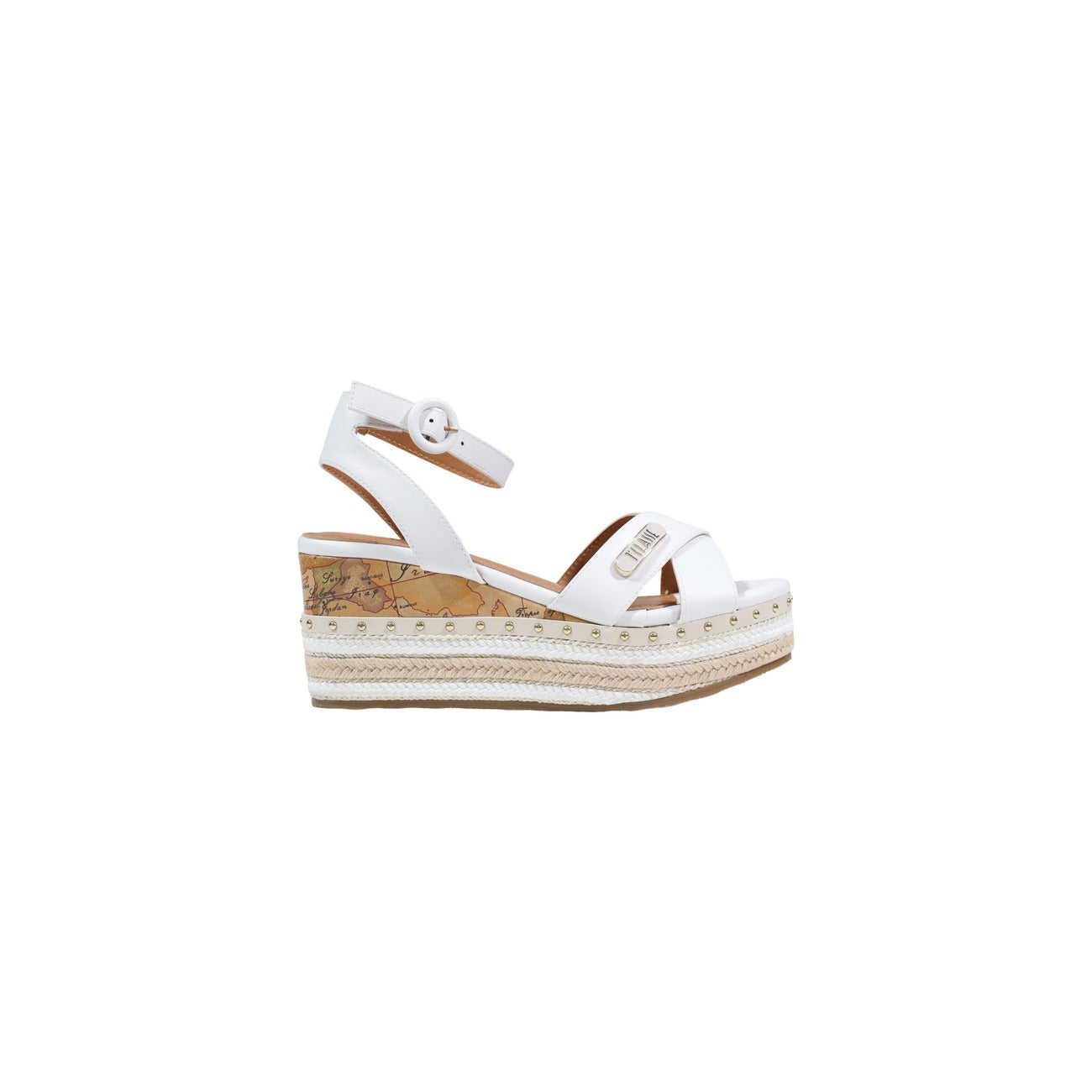 Alviero Martini Prima Classe Sandalen Dames Wit Wedge