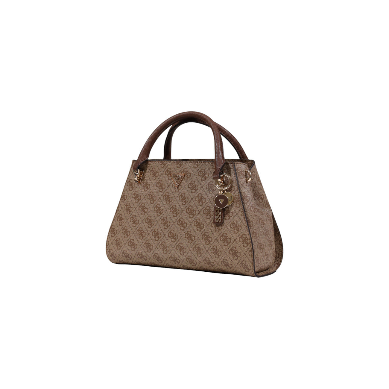 Guess Print Handtas Dames Bruin