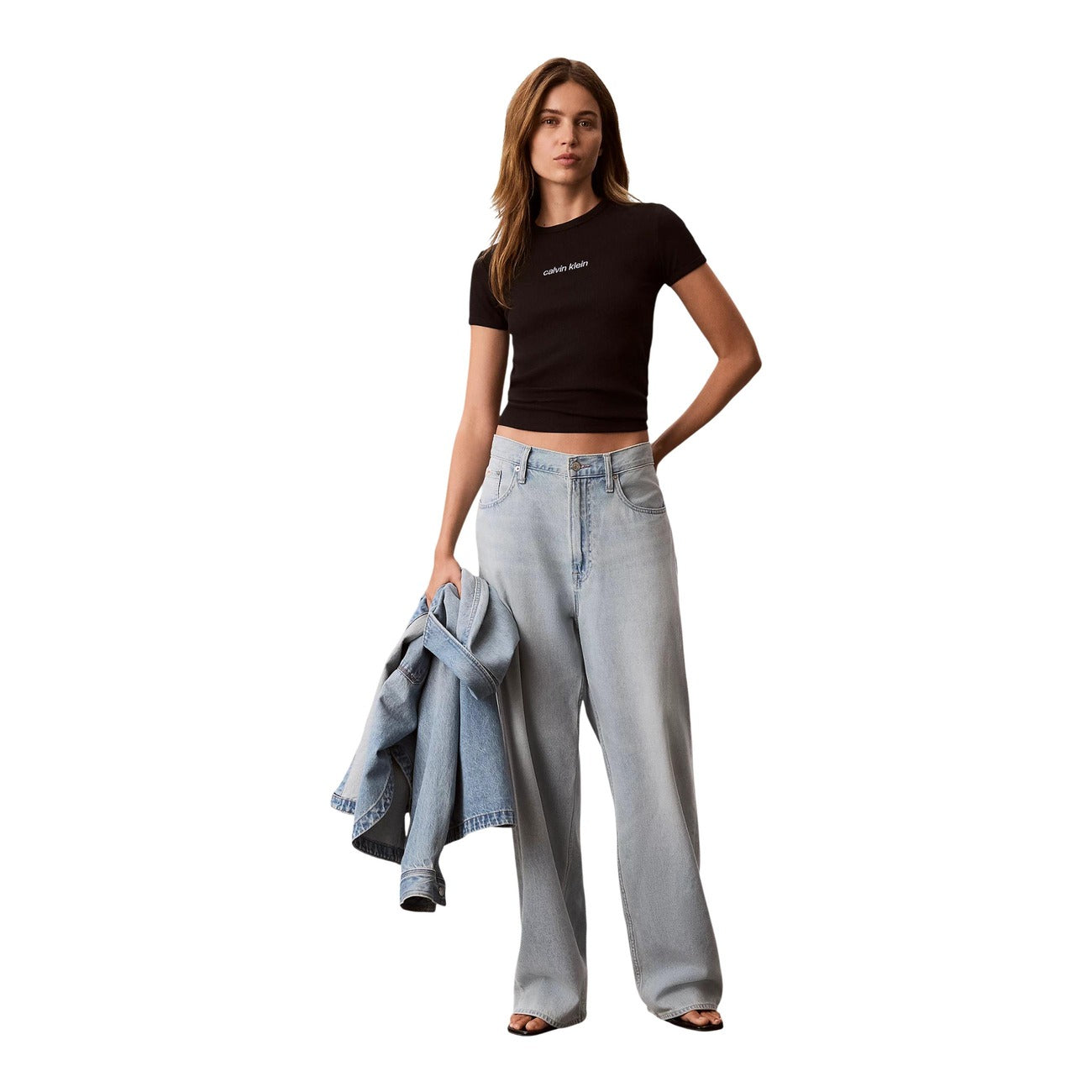 Calvin Klein Jeans T-shirt Dames Zwart