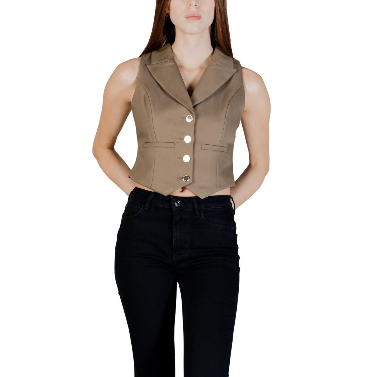 Morgan De Toi Gilet Dames Groen