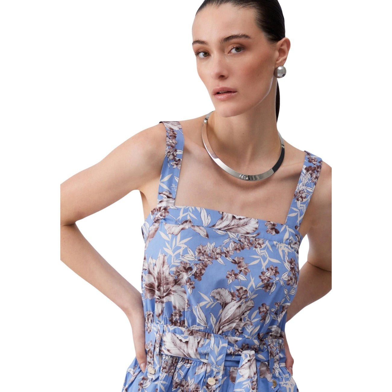 Liu Jo Bloemenjurk Dames Blauw