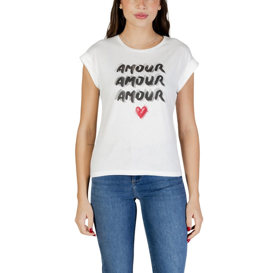 Morgan De Toi T-shirt Dames Wit