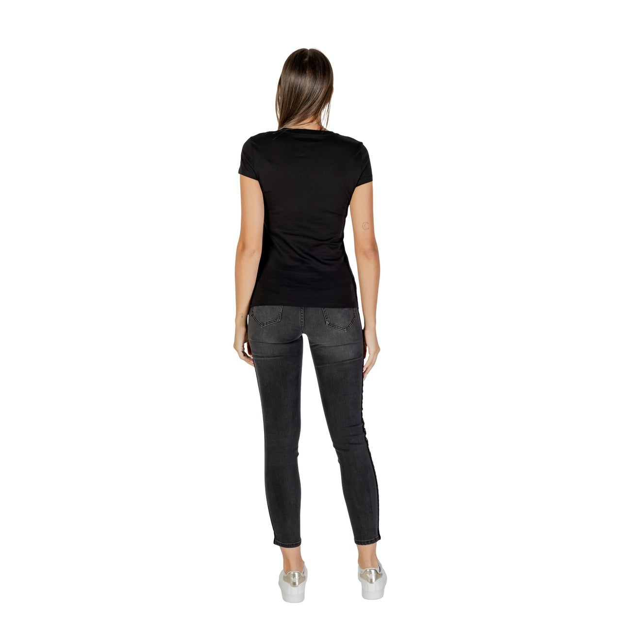 Armani Exchange T-shirt Dames Zwart