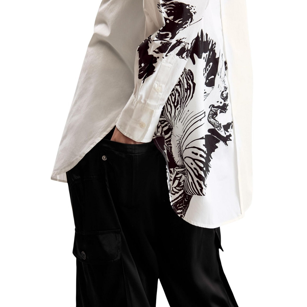 Desigual Shirt Dames Wit Print