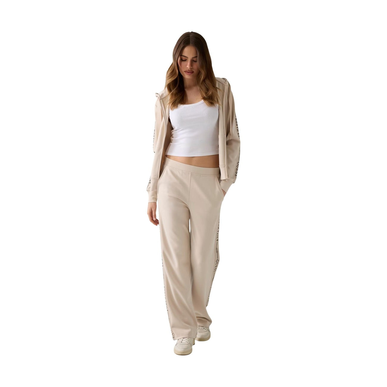 Guess Broek Dames Beige
