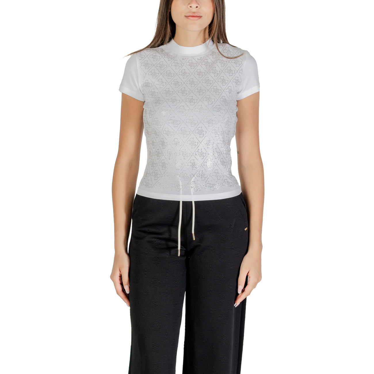 Guess T-shirt Dames Wit
