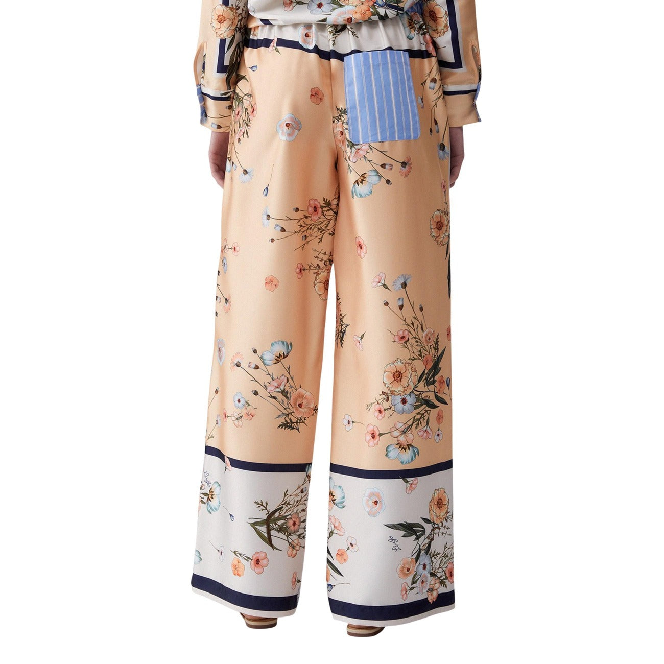 Liu Jo Bloemen Broek Dames Zalmroze