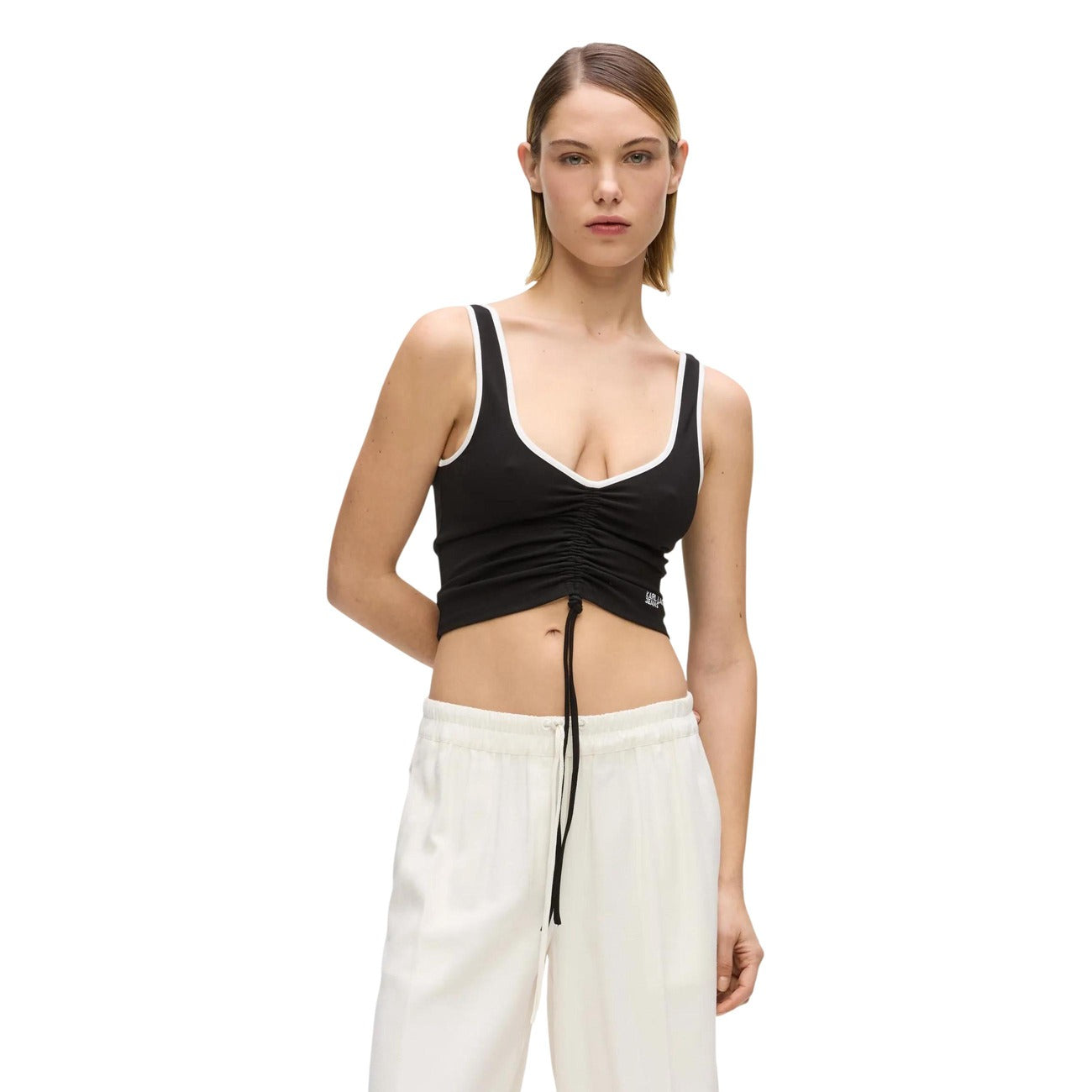 Karl Lagerfeld Jeans Bralette Top Dames Zwart