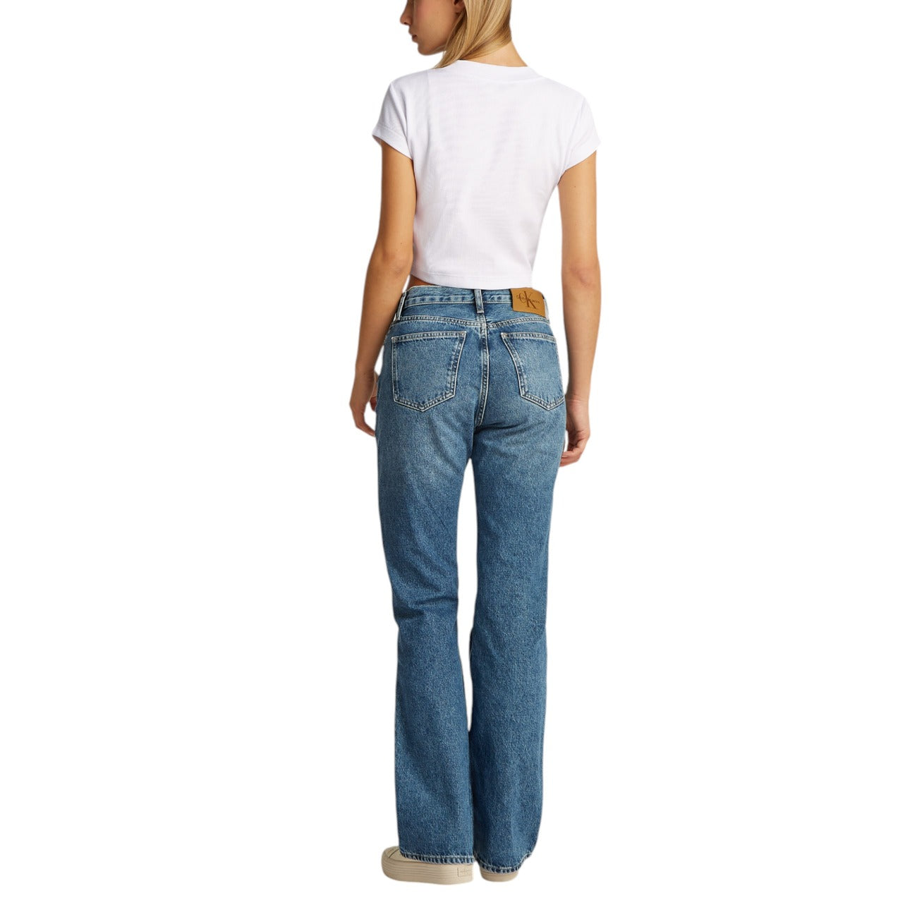 Calvin Klein Jeans T-shirt Dames Wit