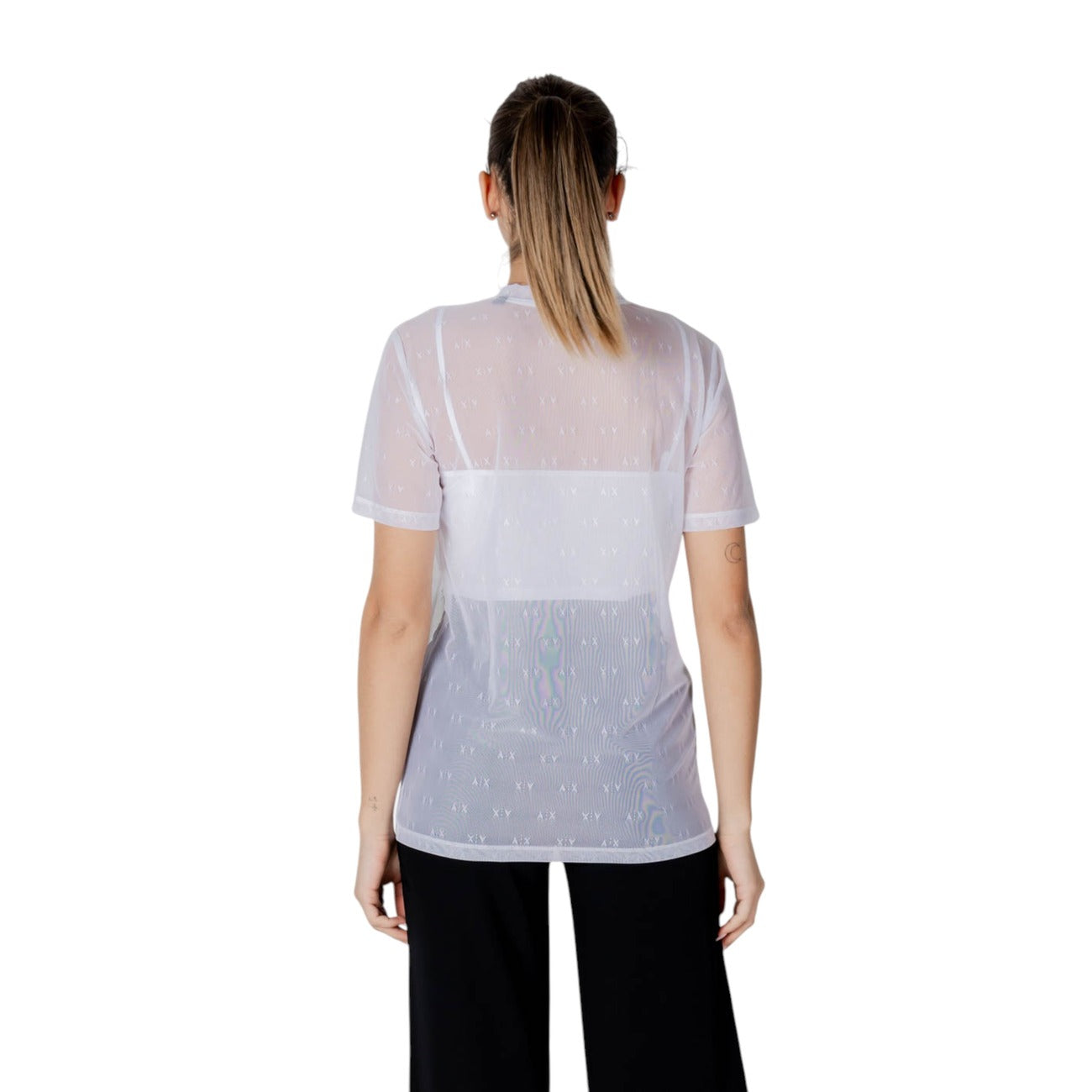 Armani Exchange T-shirt Dames Wit