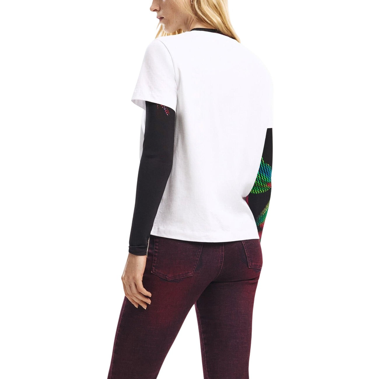 Desigual T-shirt Dames Wit
