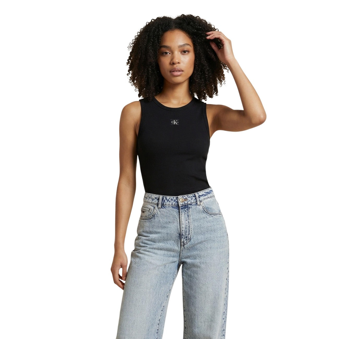 Calvin Klein Jeans Mouwloze Top Dames Wit