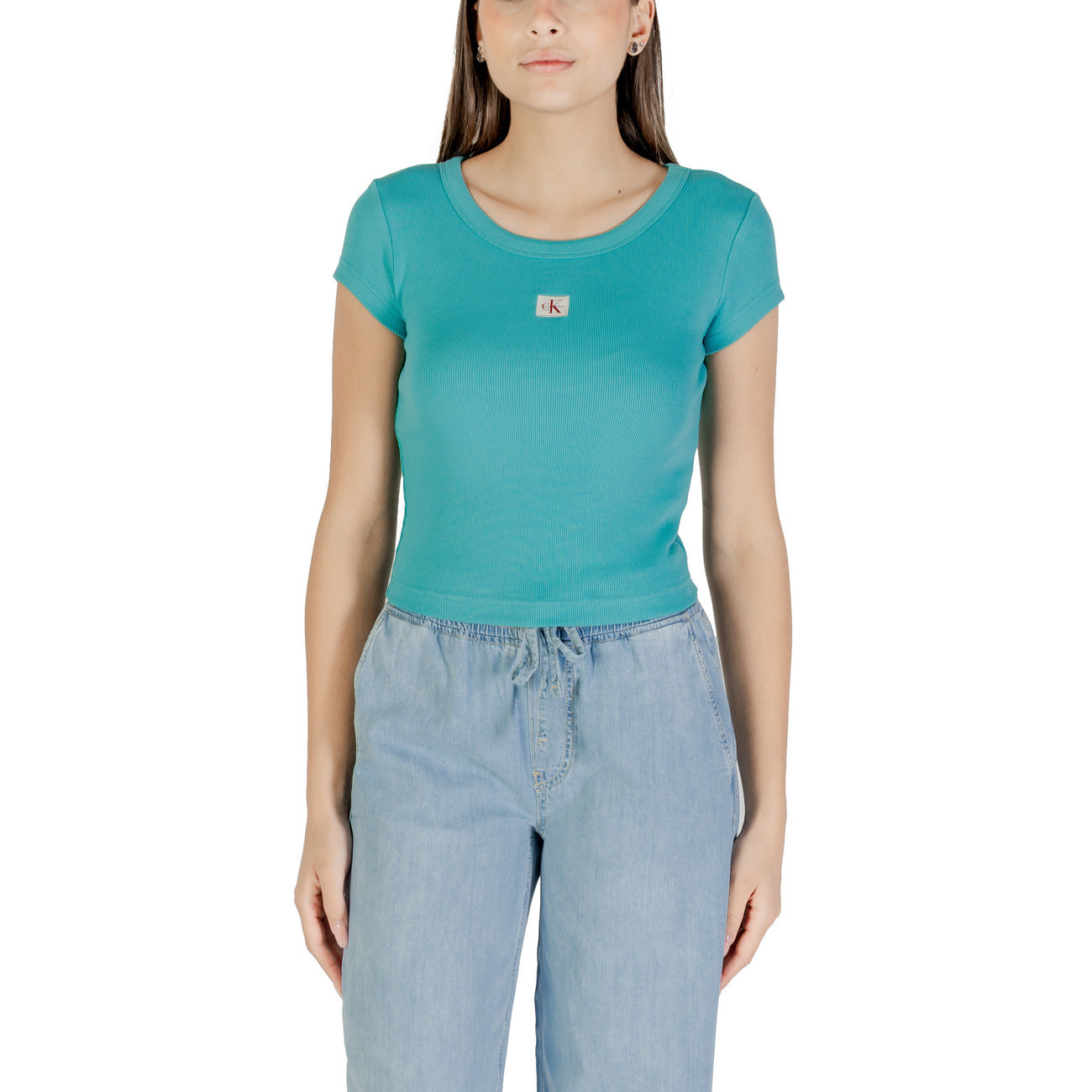 Calvin Klein Jeans T-shirt Dames Zwart