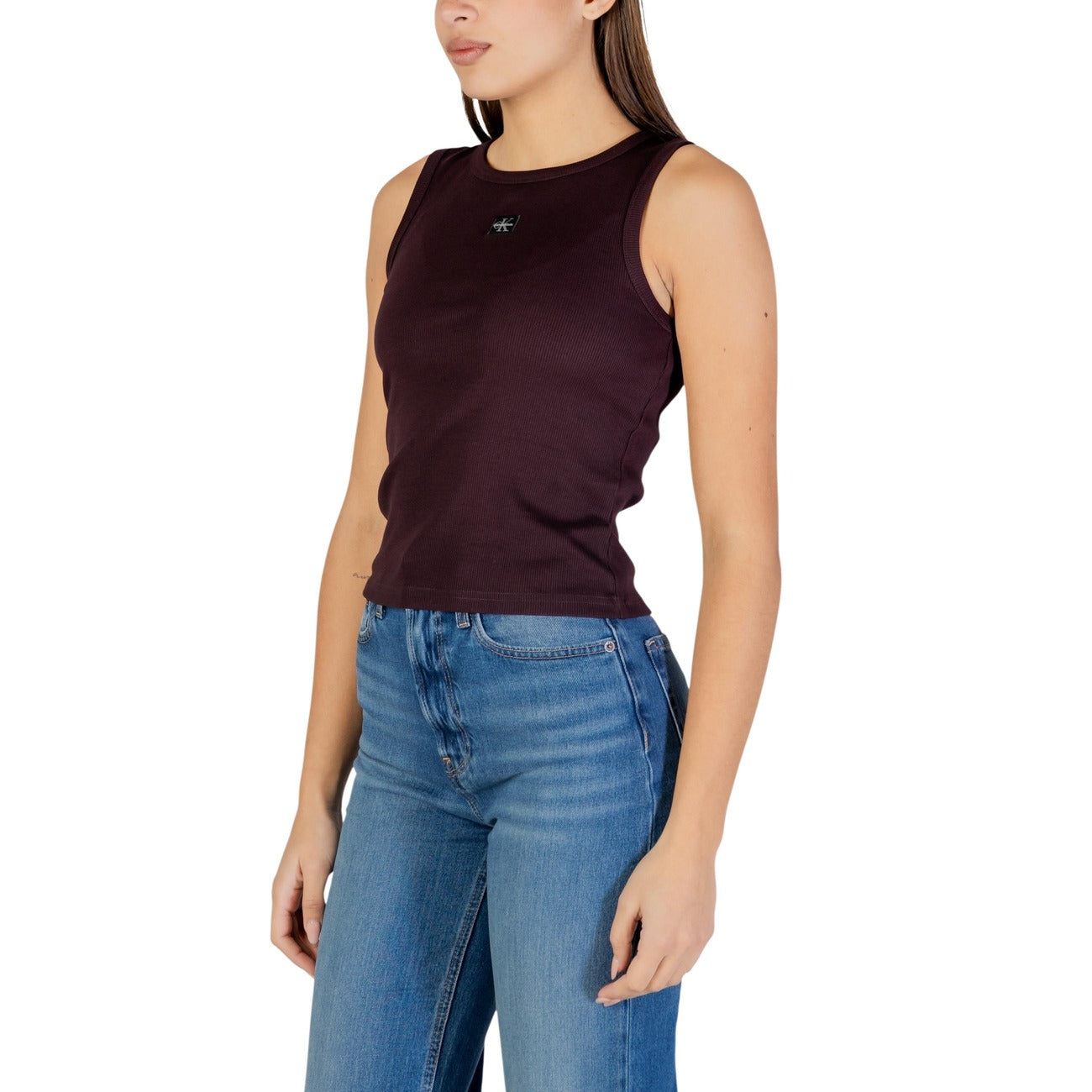 Calvin Klein Jeans Mouwloze Top Dames Bruin