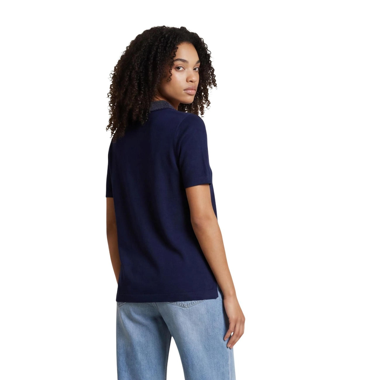 Guess Wollen Polo Dames Blauw