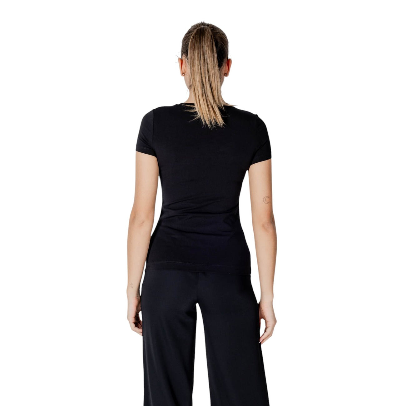 Guess Strass T-shirt Dames Zwart