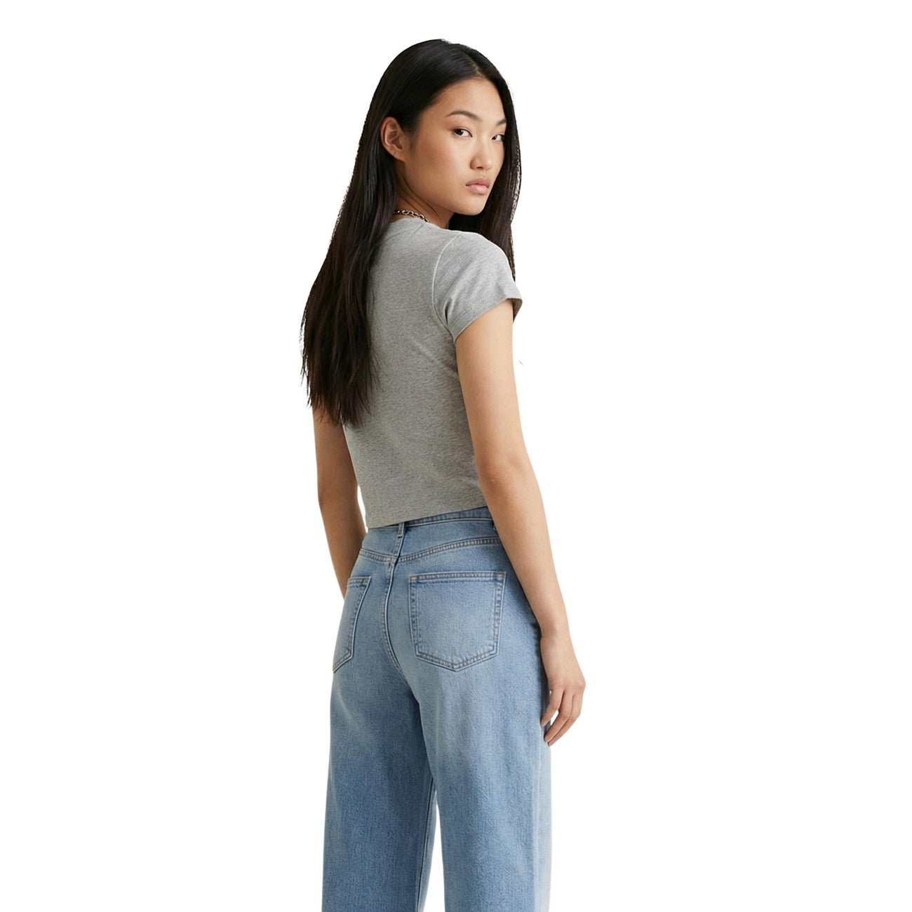 Calvin Klein Jeans T-shirt Dames Grijs