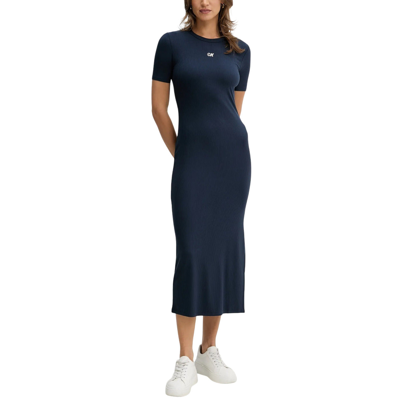 Calvin Klein Jeans Modal Jurk Dames Blauw