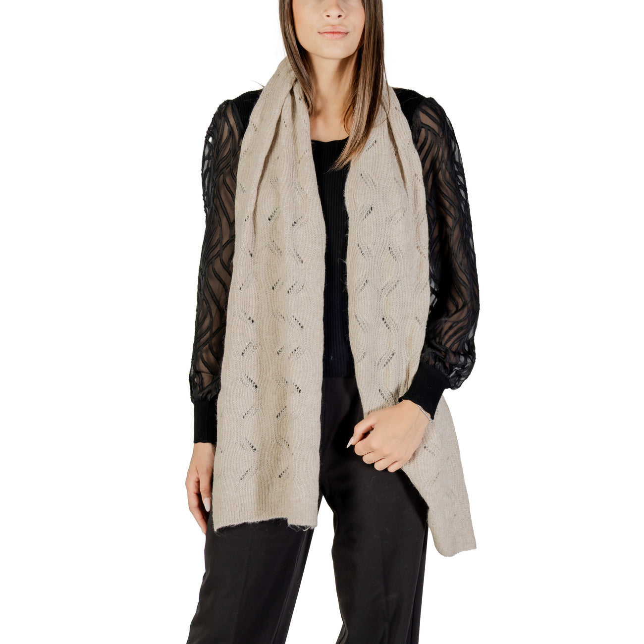 Only Sjaal Dames Beige