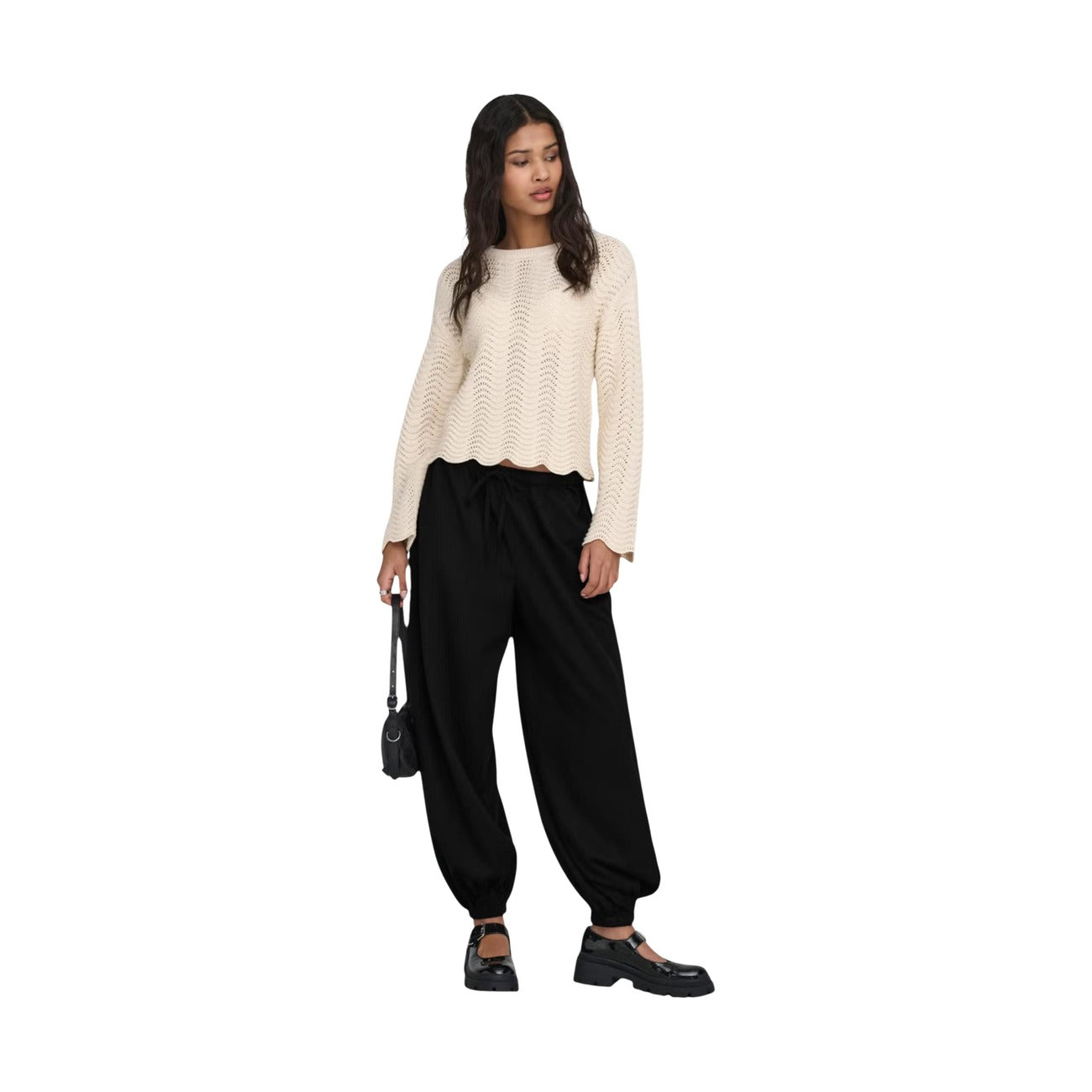 Jacqueline De Yong Broek Dames Zwart