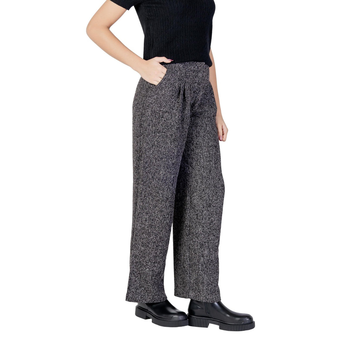 Jacqueline De Yong Broek Dames Zwart